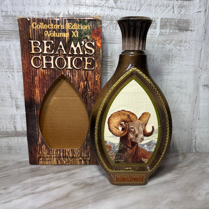 Vintage Beam’s Choice The Bighorn Sheep Bourbon Decanter