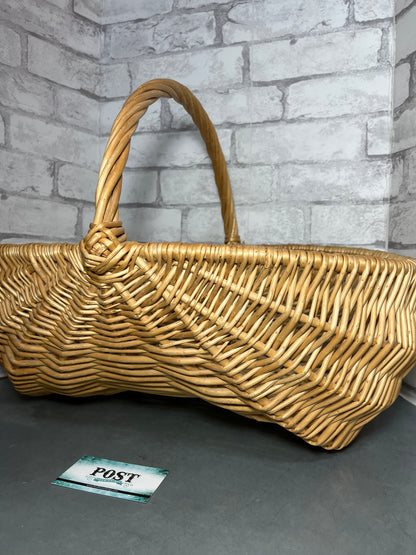 Vintage French Wicker Basket