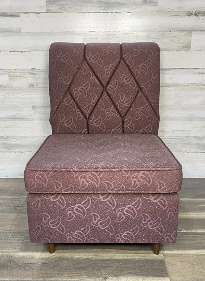 Mid Century Modern Slipper Accent Chair