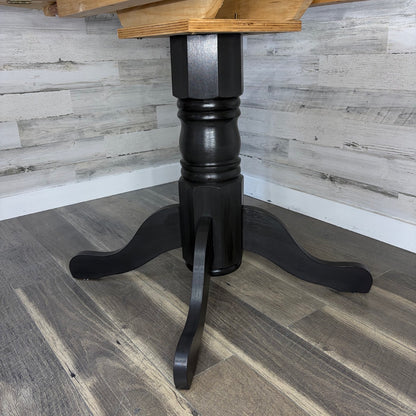 Pedestal base close-up