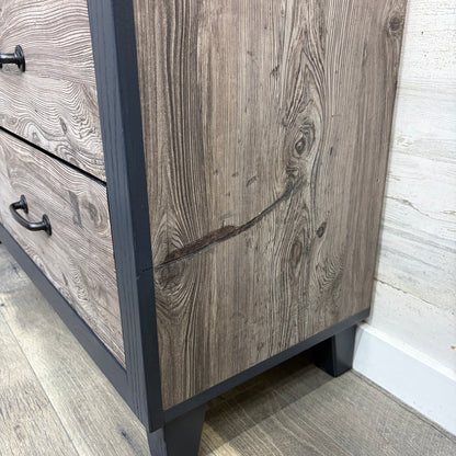 Dresser side panel detail