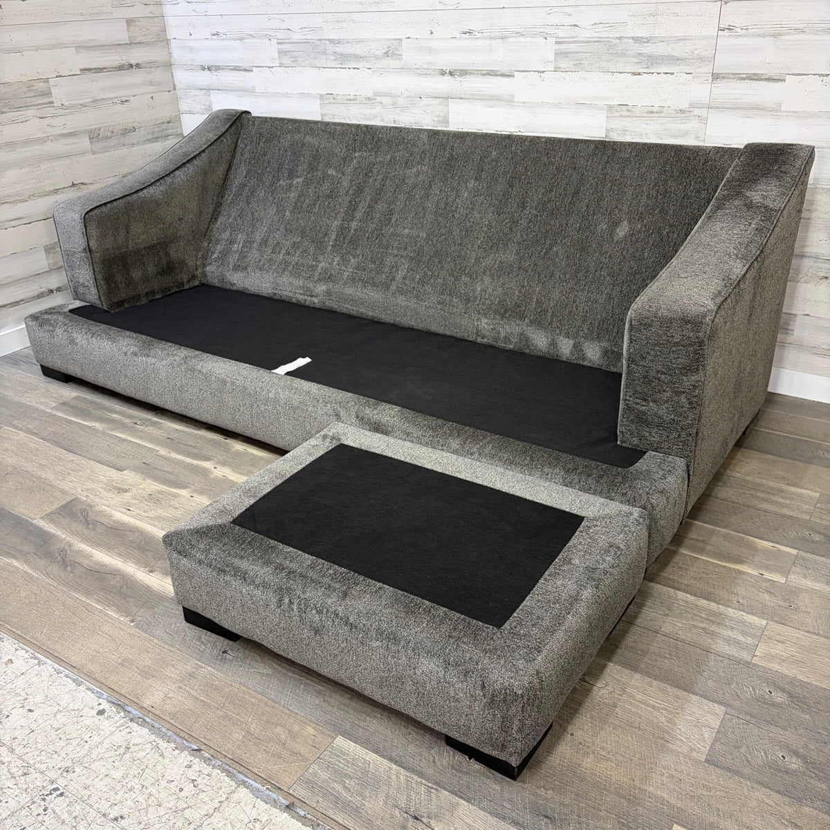 Stanton reversible sectional couch with chaise ottoman