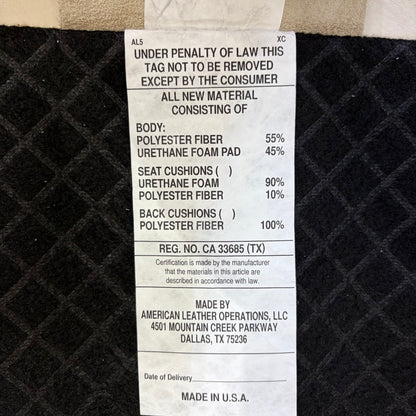 Manufacturer tag