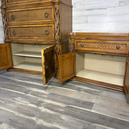 Tall dresser top surface