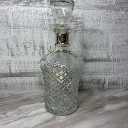 Vintage Beccaro Glass Decanter W/ Stopper
