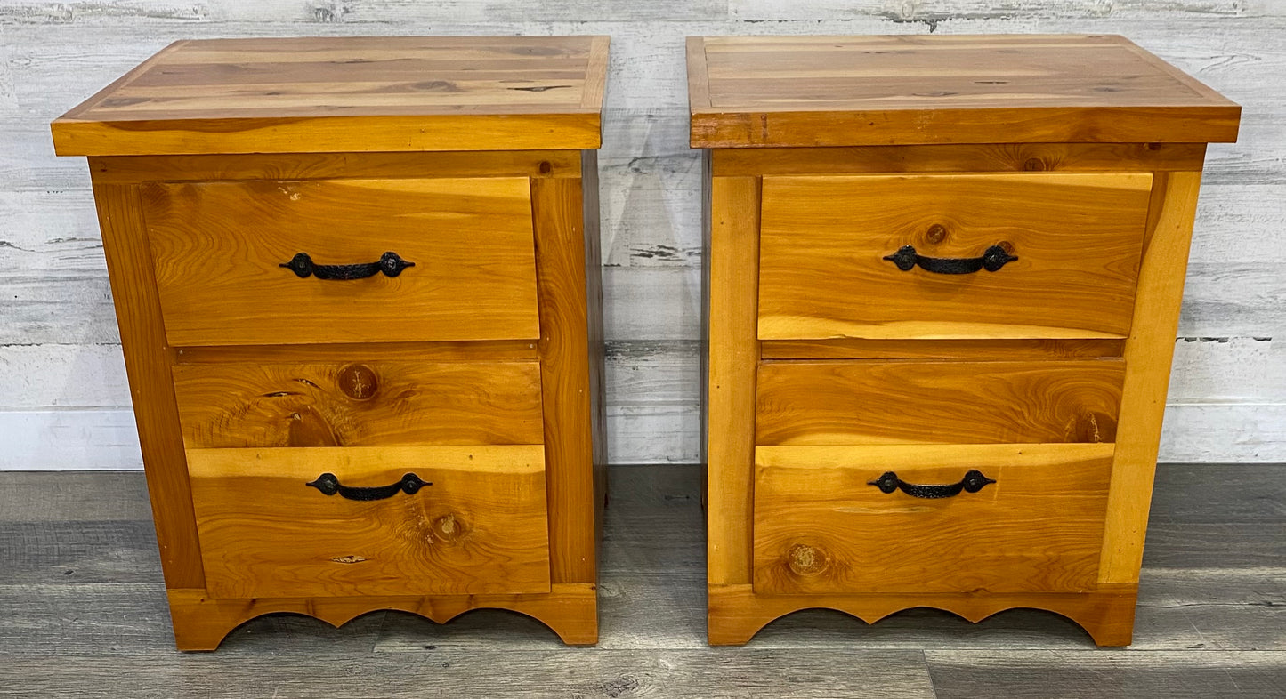 Cedar Matching Nightstands Set Of 2