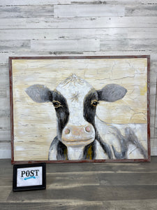 Pier 1 Curious Cow Art