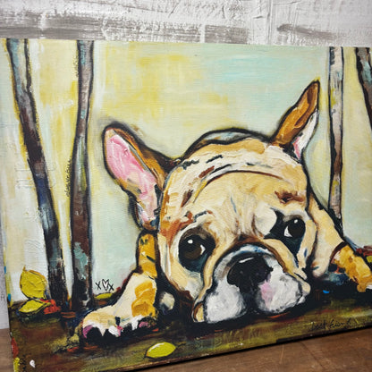 French Bulldog "Smushy" Canvas Art