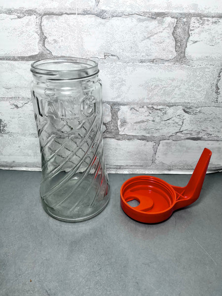 Vintage TANG swirled glass pitcher