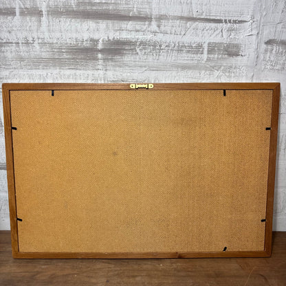 Vintage Elk Mountain Lamdscape Framed Art