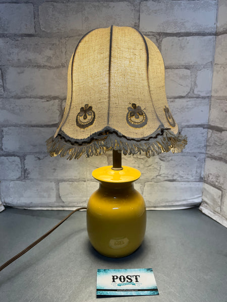 Boho Yellow Small Table Lamp