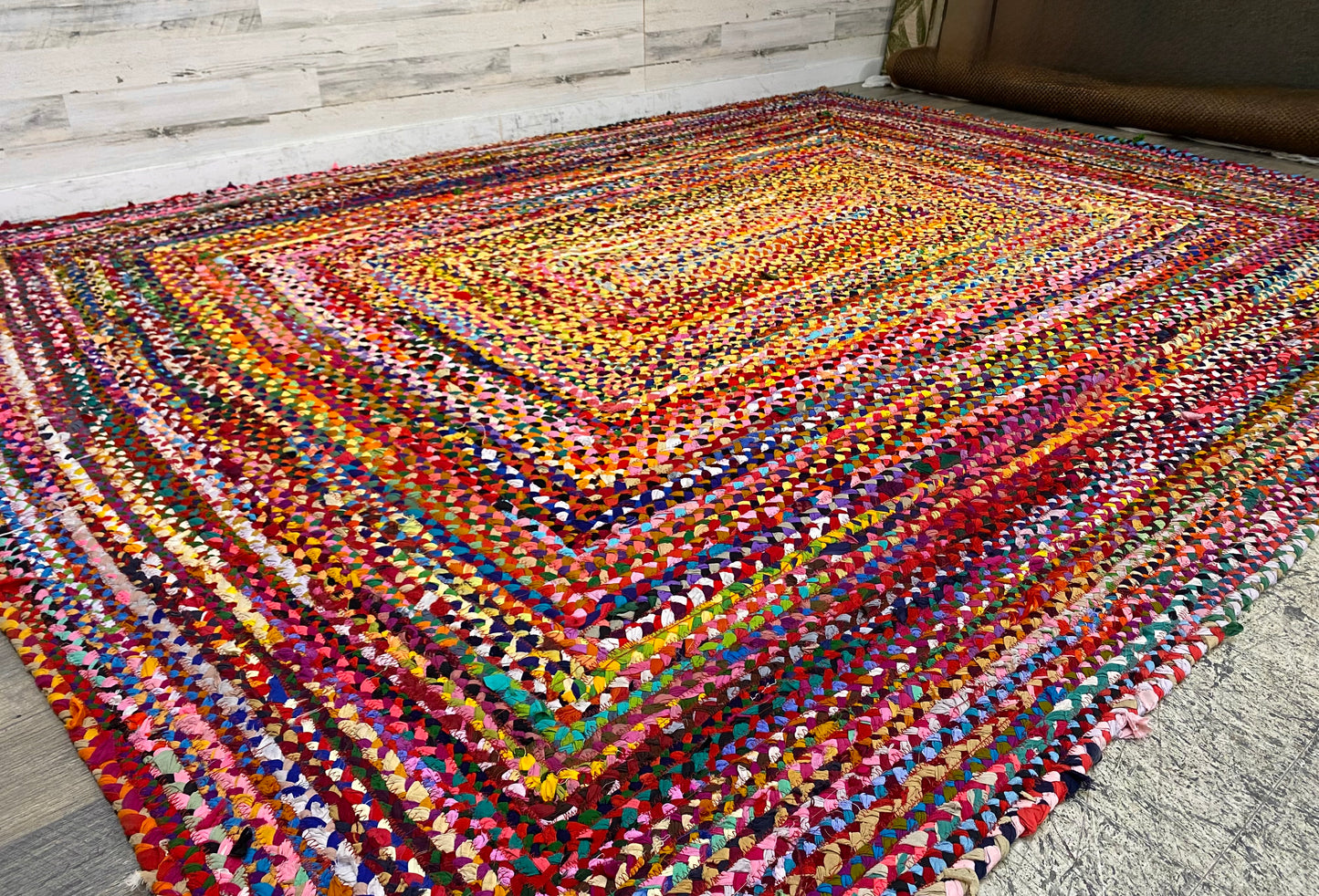 Rajrang Chindi Rag Rug 8x10