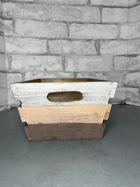 Rustic Wood Basket