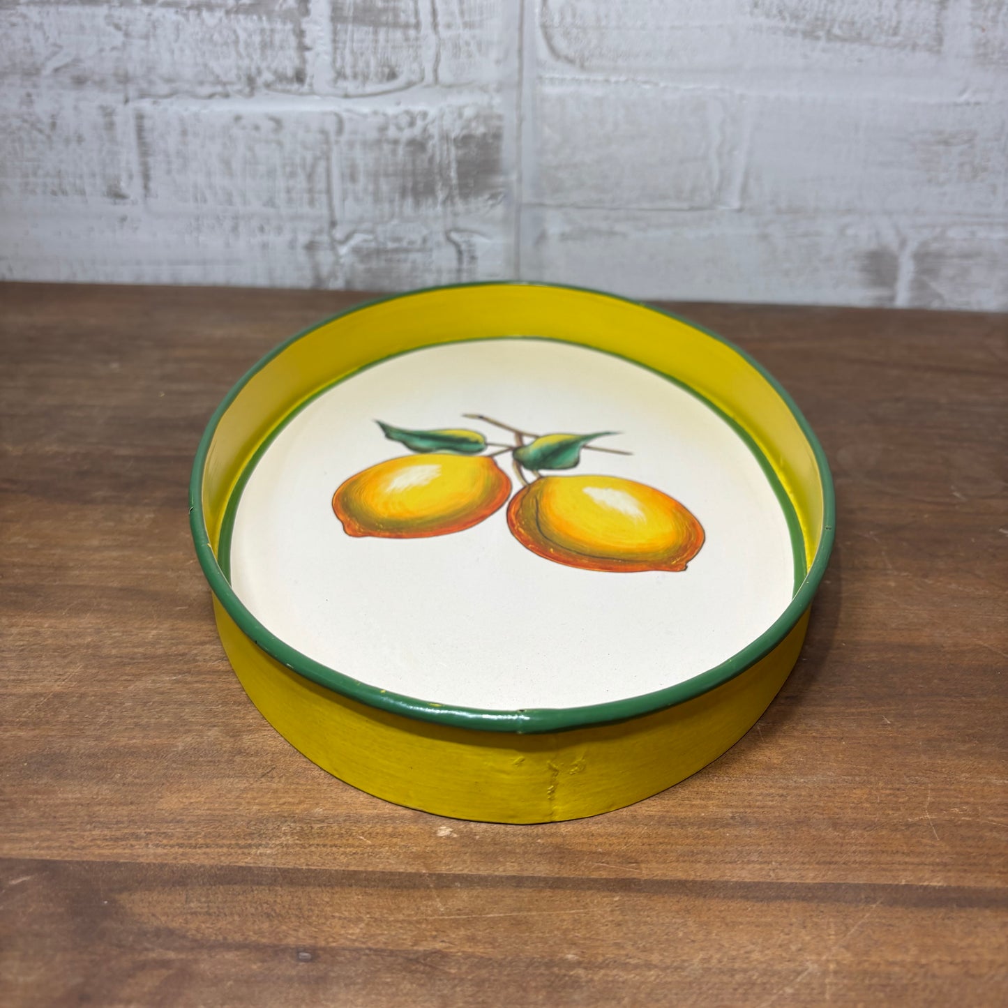 Les Ottomans Lemon Oval Tray