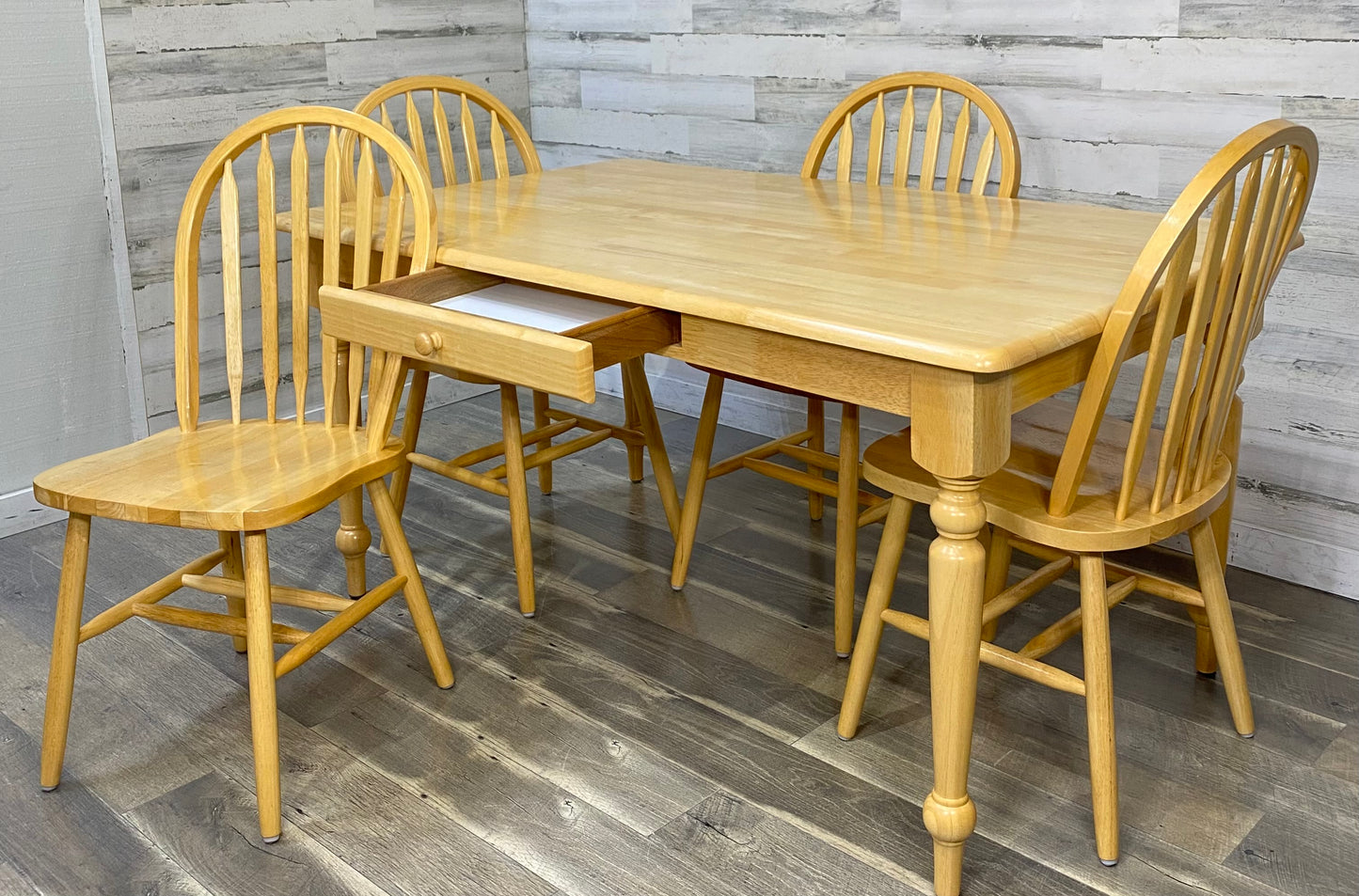 Light Wood Dining Set