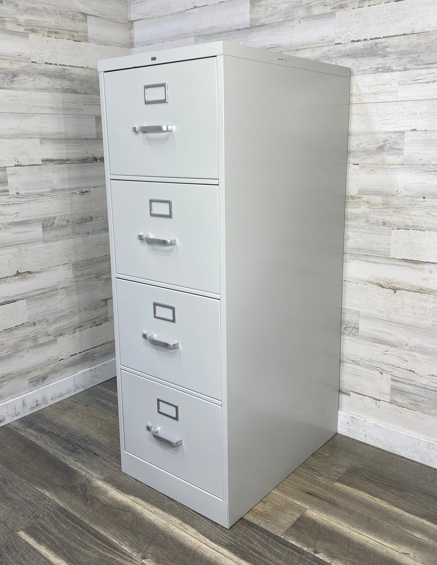 White Metal Hon 4 Drawer File Cabinet