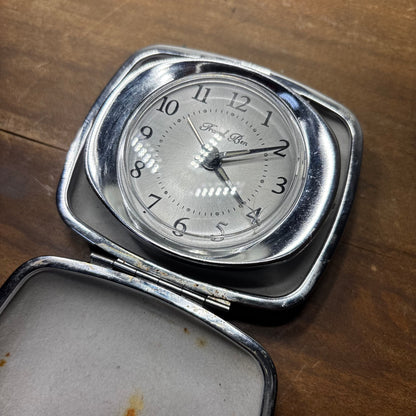 Vintage “Travel Ben” Travel Desk Clock W/ Black Case