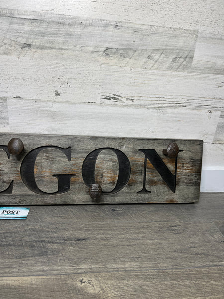 Rustic “Oregon” Coat Rack