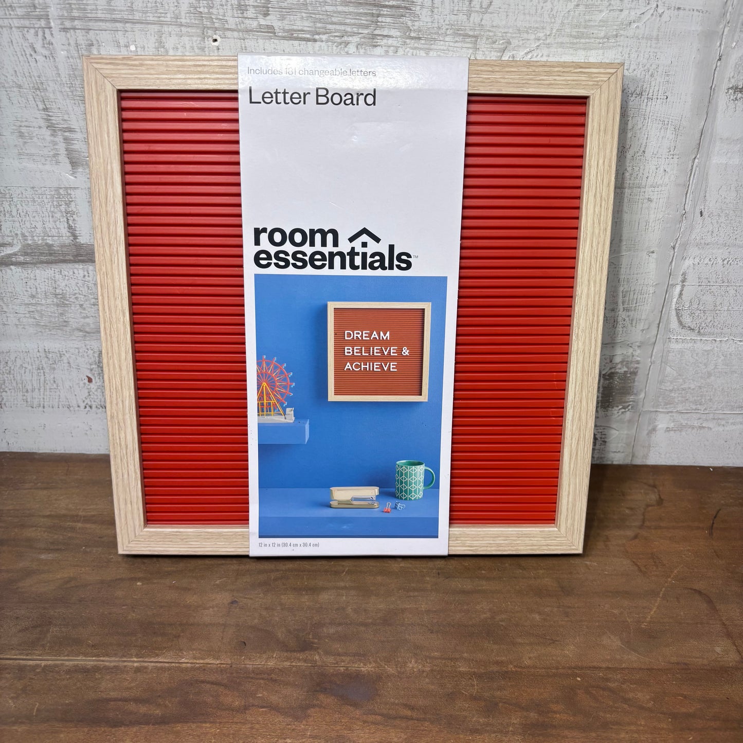 Red / Orange Letter Board Bulletin Board