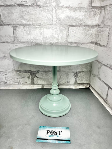 Metal Teal Cake Platter