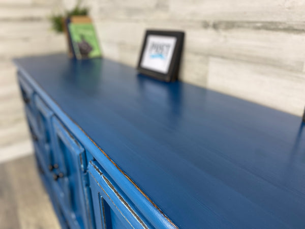 Large Navy Blue Dresser