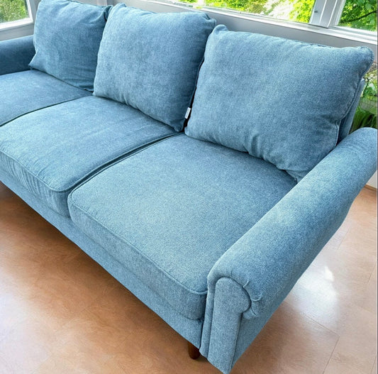 Light Blue Modern Sofa Couch