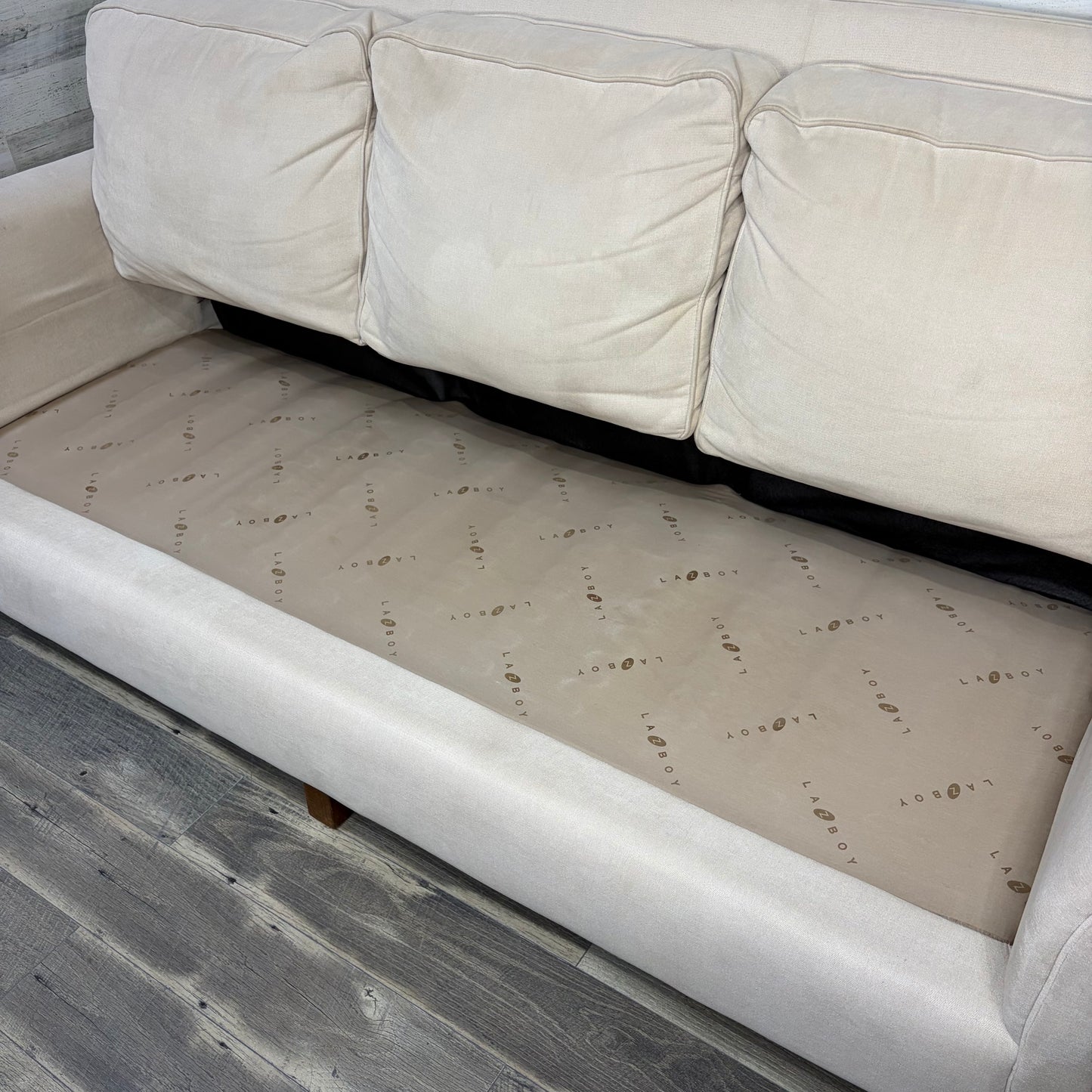 Cream LaZboy Sofa Couch