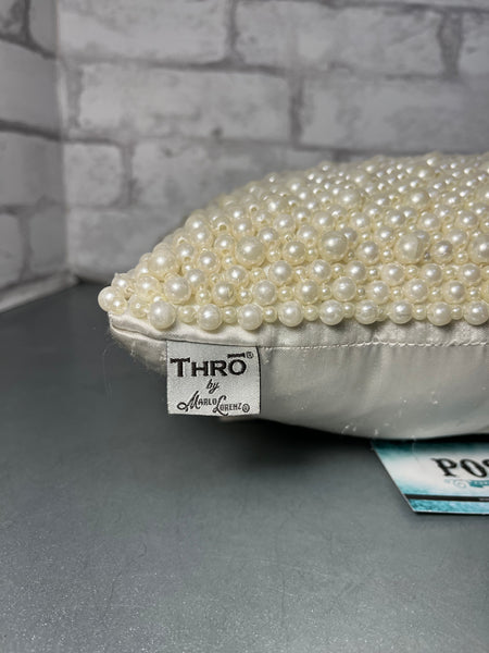 THRO By Marlo Lorenz Ivory Pearl Decorative Pillow