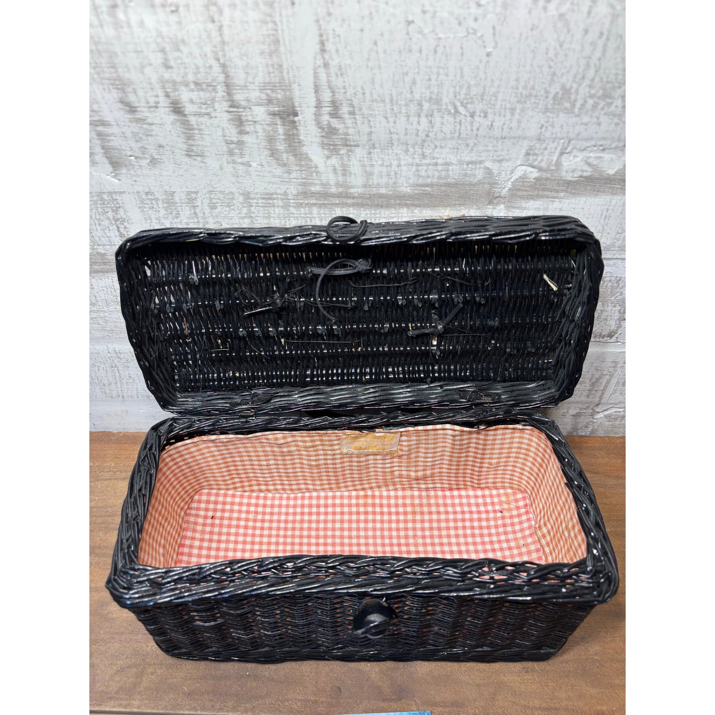 Black Wicker “It’s All In The Bag” Wicker Purse