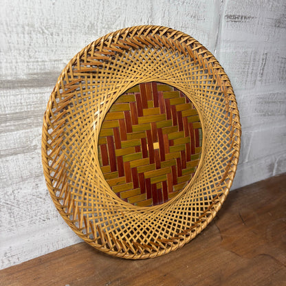 Japanese Woven Round Wall Decor