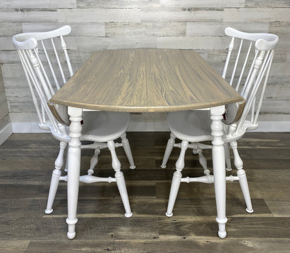 Ethan Allen Dining Set Drop Leaf