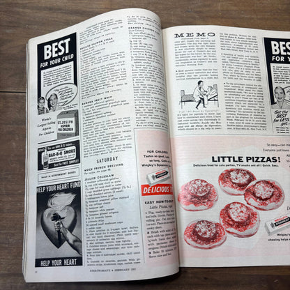 Vintage Everywomans February 1957 Magazine