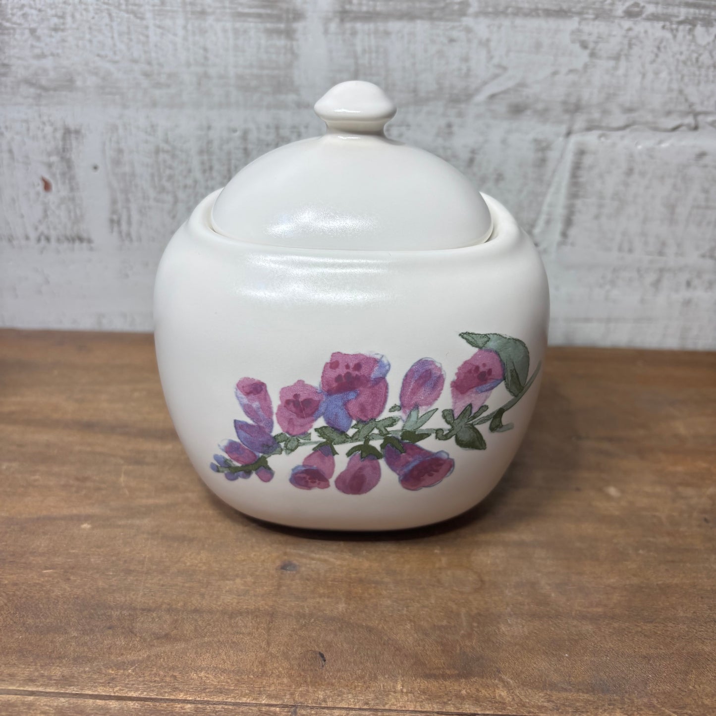 Vintage Pfaltzgraff Cape May Butter Dish, Creamer Pitcher, Covered Sugar Bowl Set