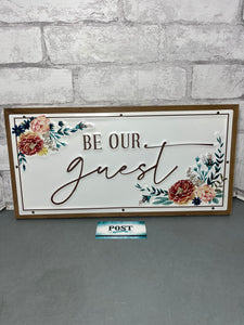 “Be Our Guest” Wall Decor