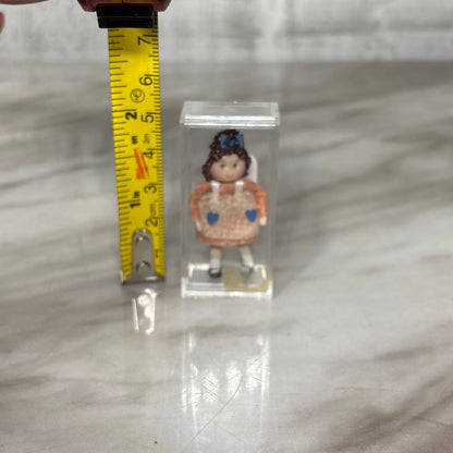 Vintage Jeannetta Kendall Handcrafted Dollhouse Miniature Figurine