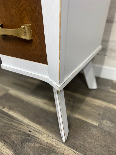 Mid Century Modern White Desk