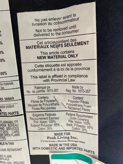 Gray Rocker Recliner Chair