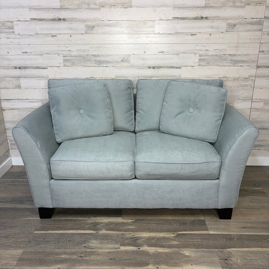 Bauhaus Blue Loveseat Sofa Couch