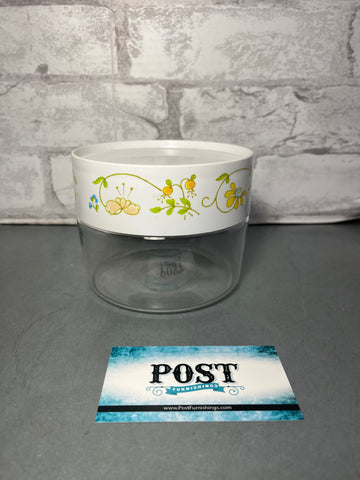 Vintage Pyrex Wildflower See And Store Canister