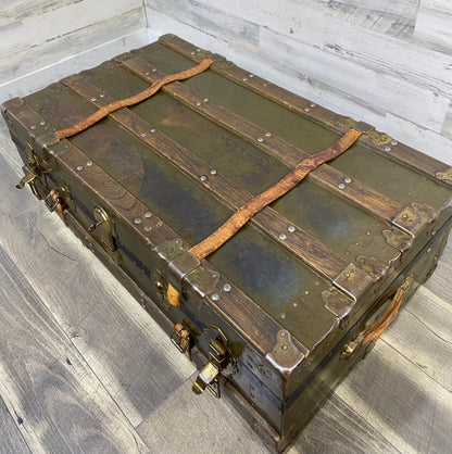 Vintage Travel Steamer Trunk