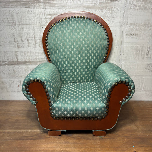 Vintage Dayton Hudson Victorian Parlor Arm Chair Doll Size