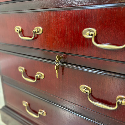 Vintage File Cabinet W/ Hutch