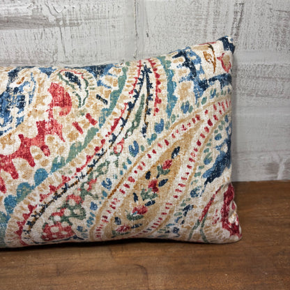 Paisley Pattern Lumbar Pillow