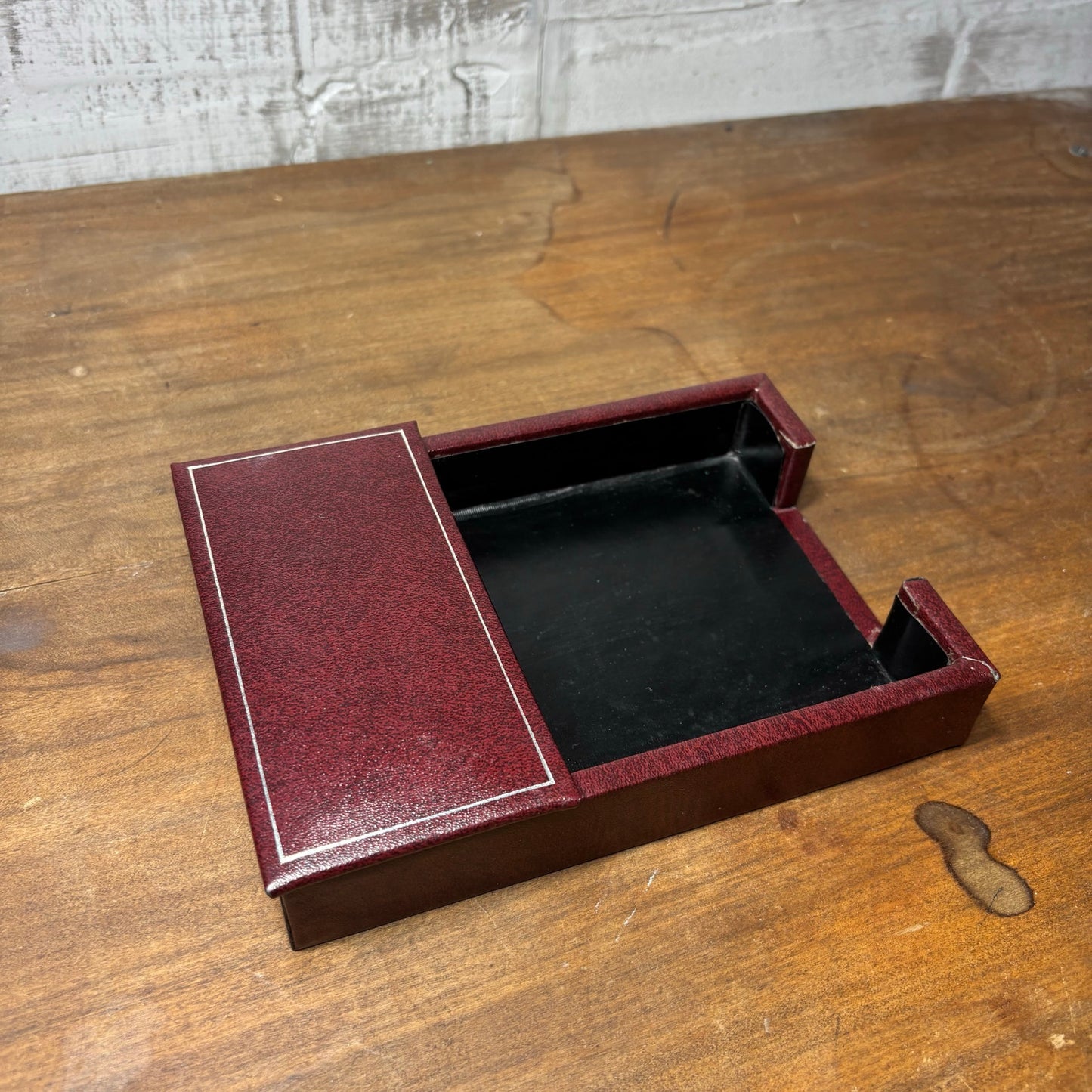 Maroon Memo/ Notes Holder