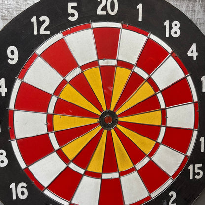Vintage Double-Sided Baseball Dartboard