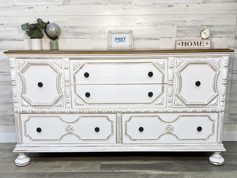 Antique White Buffet