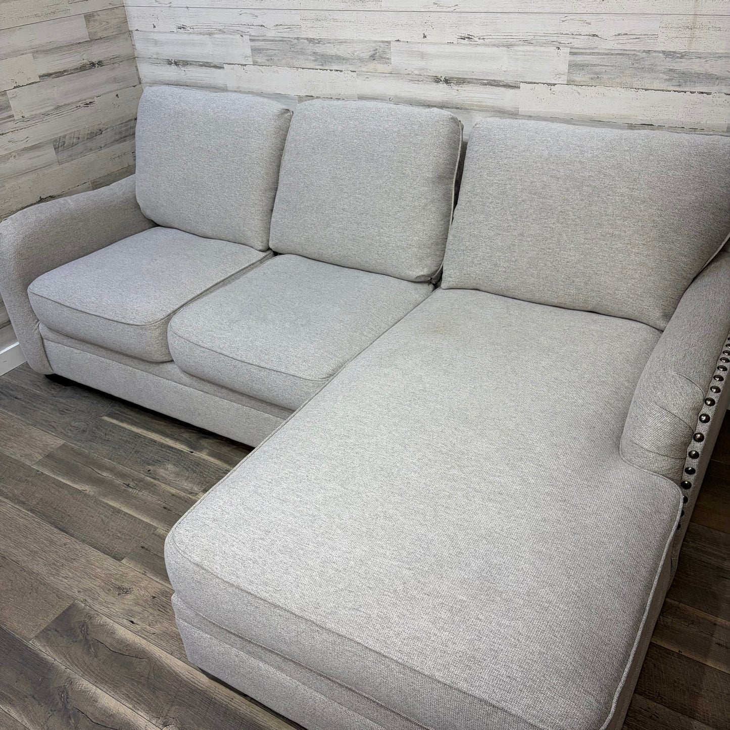 Gray 2pc Ashley Sectional Couch
