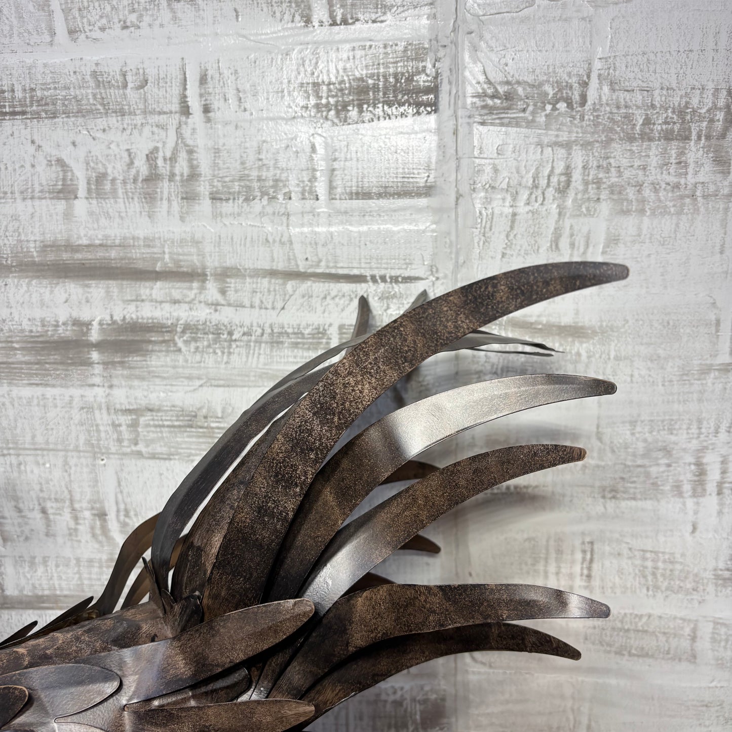 Metal Rooster Sculpture