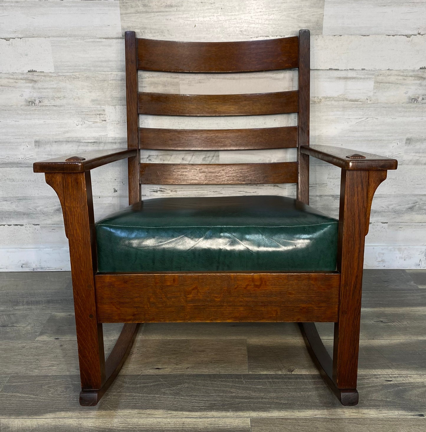 Limbert Antique Mission Oak Rocker Rocking Chair