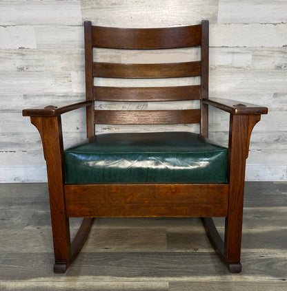 Limbert Antique Mission Oak Rocker Rocking Chair